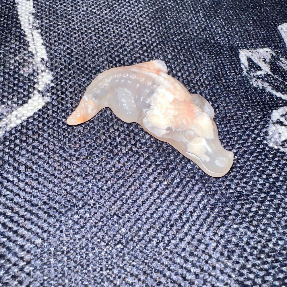 Flower Agate Alligator